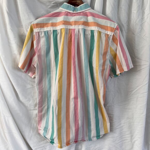 Chubbies The Utopia (Full Button Soft Stretch) - Pastel Rainbow Stripe - Large - Picture 3 of 10